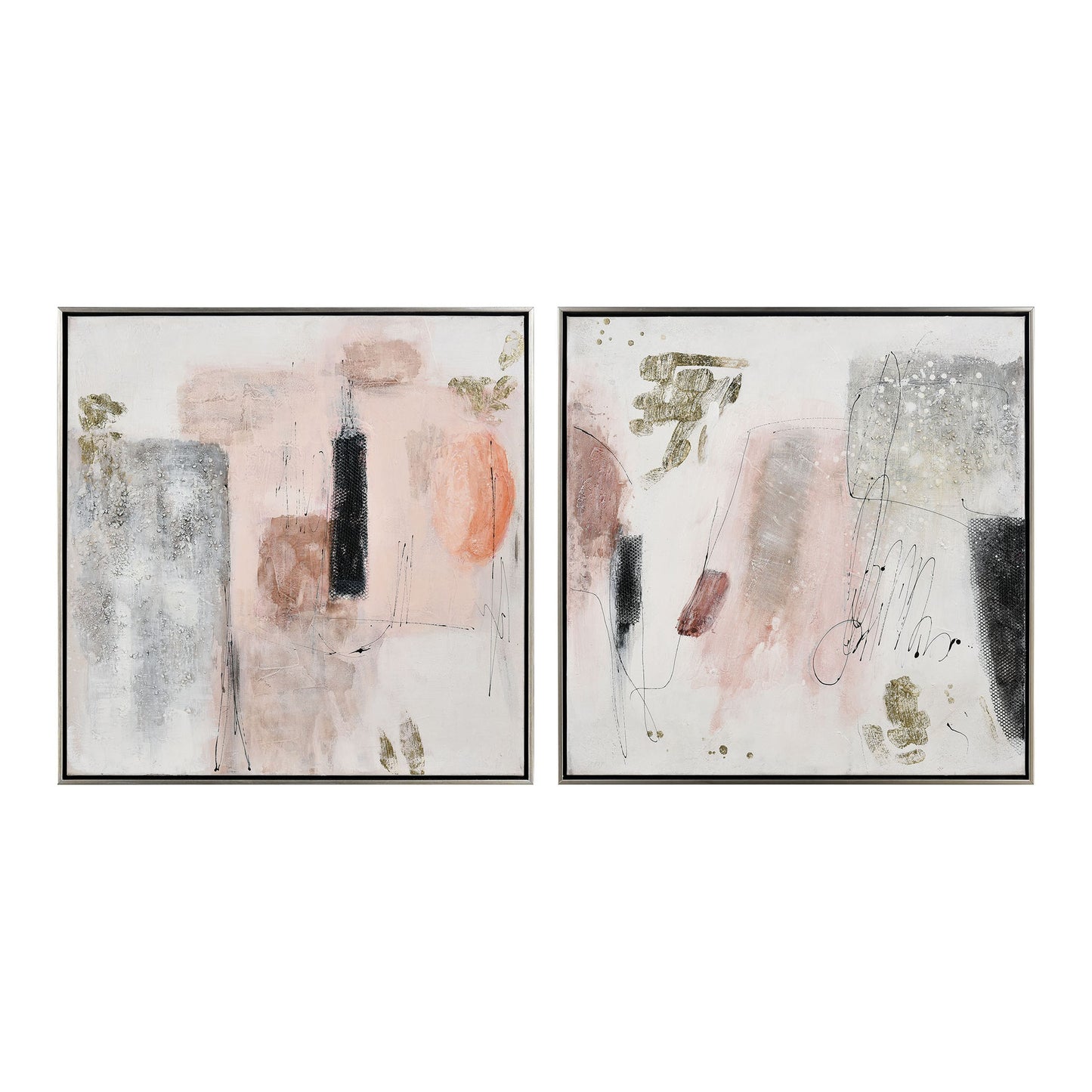 ELK STUDIO S0016-8129 Modern Blush I Framed Wall Art