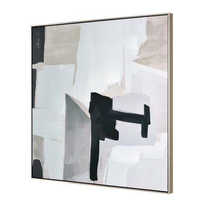 ELK STUDIO S0017-10701 Blanc I Abstract Framed Wall Art