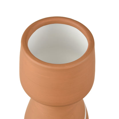 ELK STUDIO S0017-11257 Eko Vase - Small Terracotta