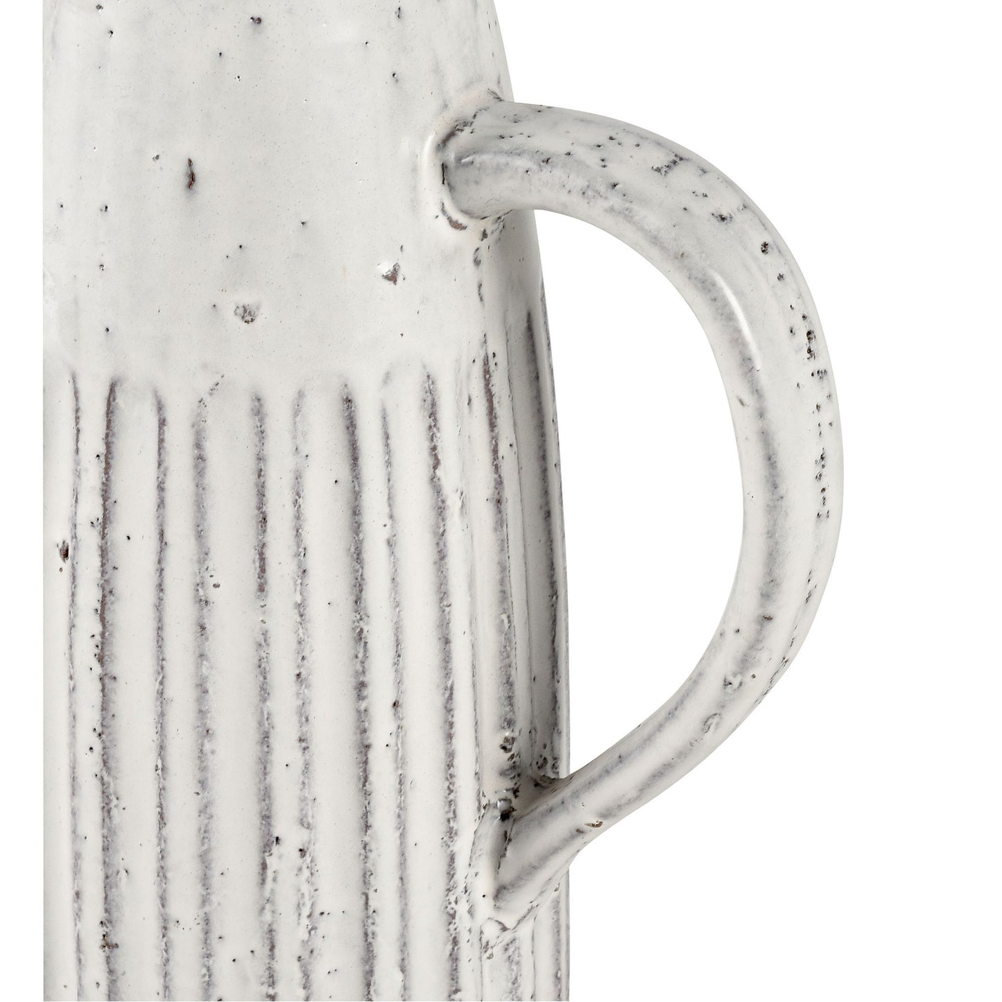 ELK STUDIO S0017-8210 Muriel Pitcher - Large Aged White Glazed