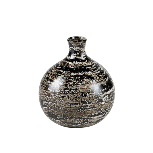 ELK STUDIO S0017-9731 Simone Vase - Small Black