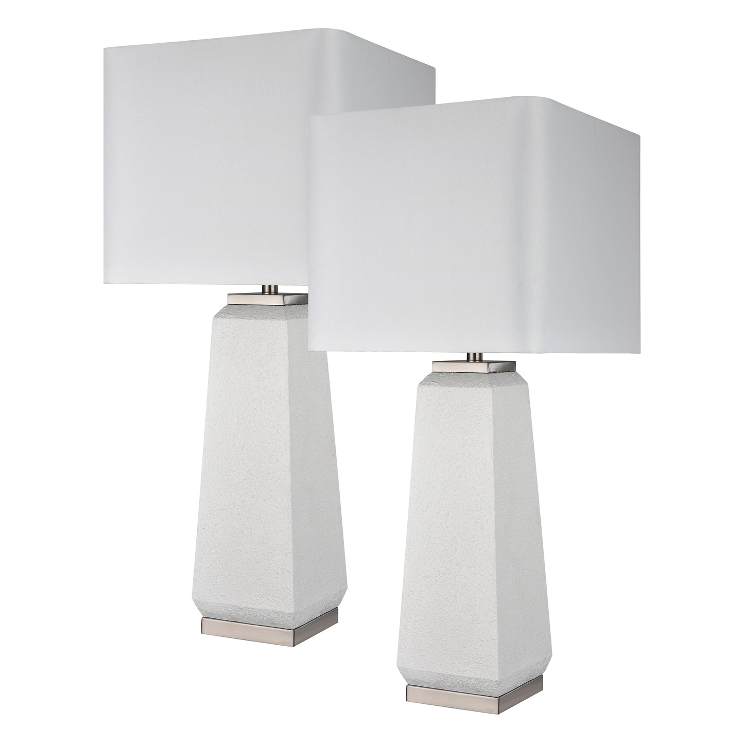 ELK STUDIO S0019-10287/S2 Luke 34.5'' High 1-Light Table Lamp - Set of 2 White