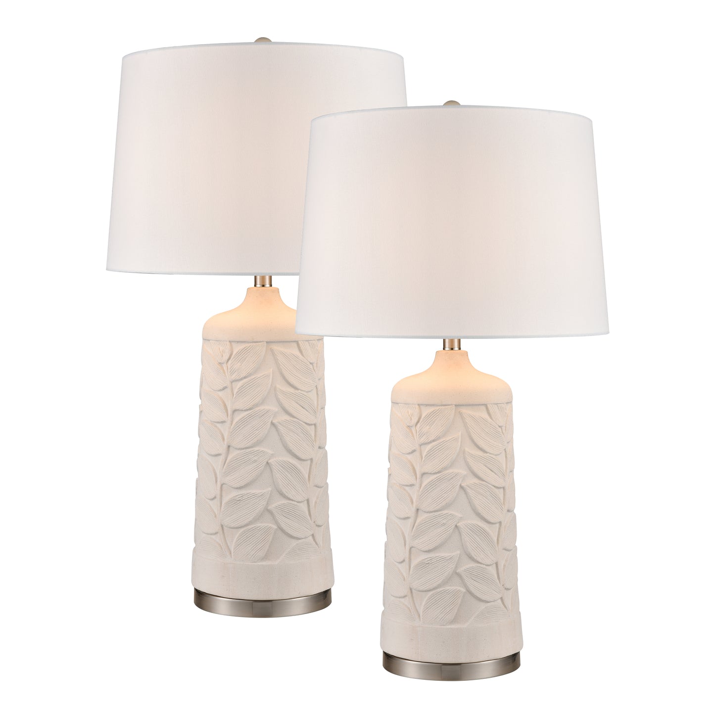 ELK STUDIO S0019-10292/S2 Penny 32.5'' High 1-Light Table Lamp - Set of 2 White