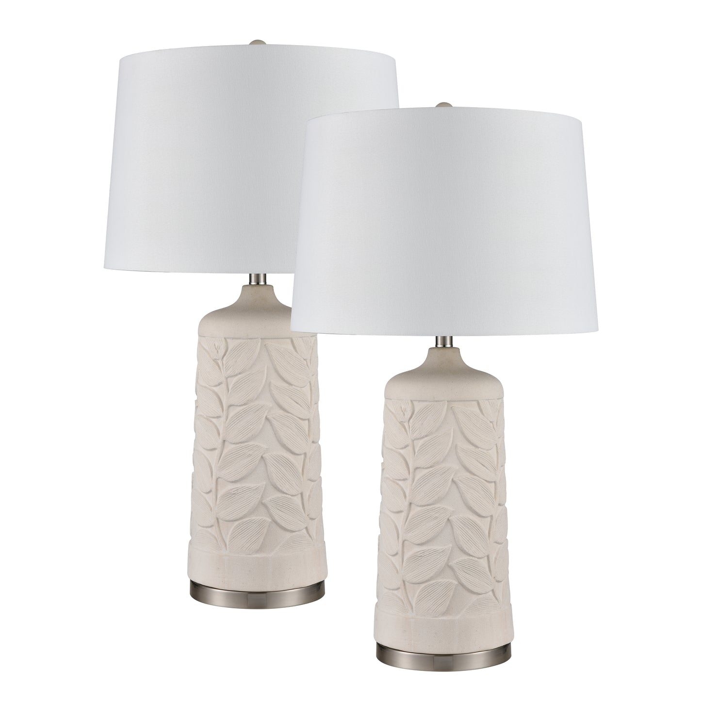 ELK STUDIO S0019-10292/S2 Penny 32.5'' High 1-Light Table Lamp - Set of 2 White