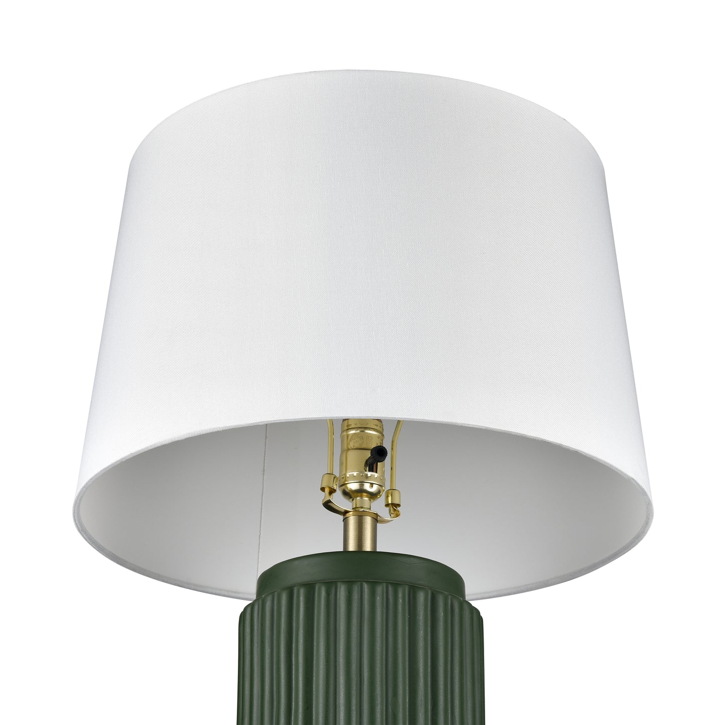 ELK STUDIO S0019-10295/S2 Knox 30'' High 1-Light Table Lamp - Set of 2 Dark Green