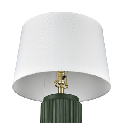 ELK STUDIO S0019-10295/S2 Knox 30'' High 1-Light Table Lamp - Set of 2 Dark Green