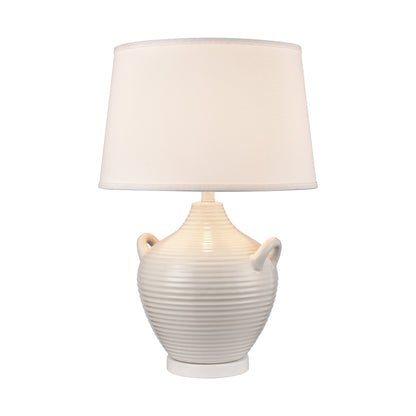 ELK STUDIO S0019-10343 Oxford 25'' High 1-Light Table Lamp - White