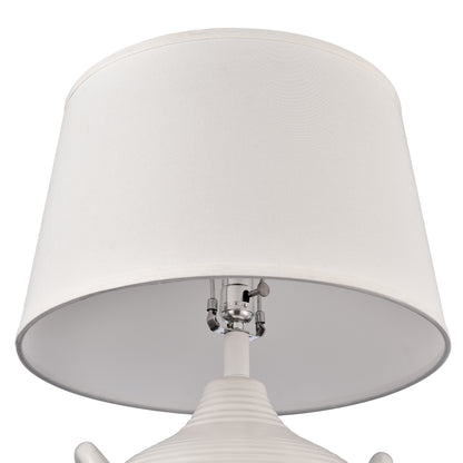 ELK STUDIO S0019-10343 Oxford 25'' High 1-Light Table Lamp - White