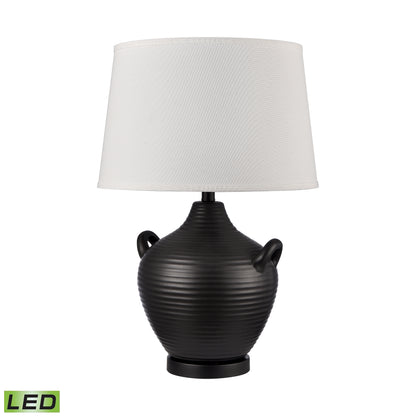 ELK STUDIO S0019-10344-LED Oxford 25'' High 1-Light Table Lamp - Black - Includes LED Bulb