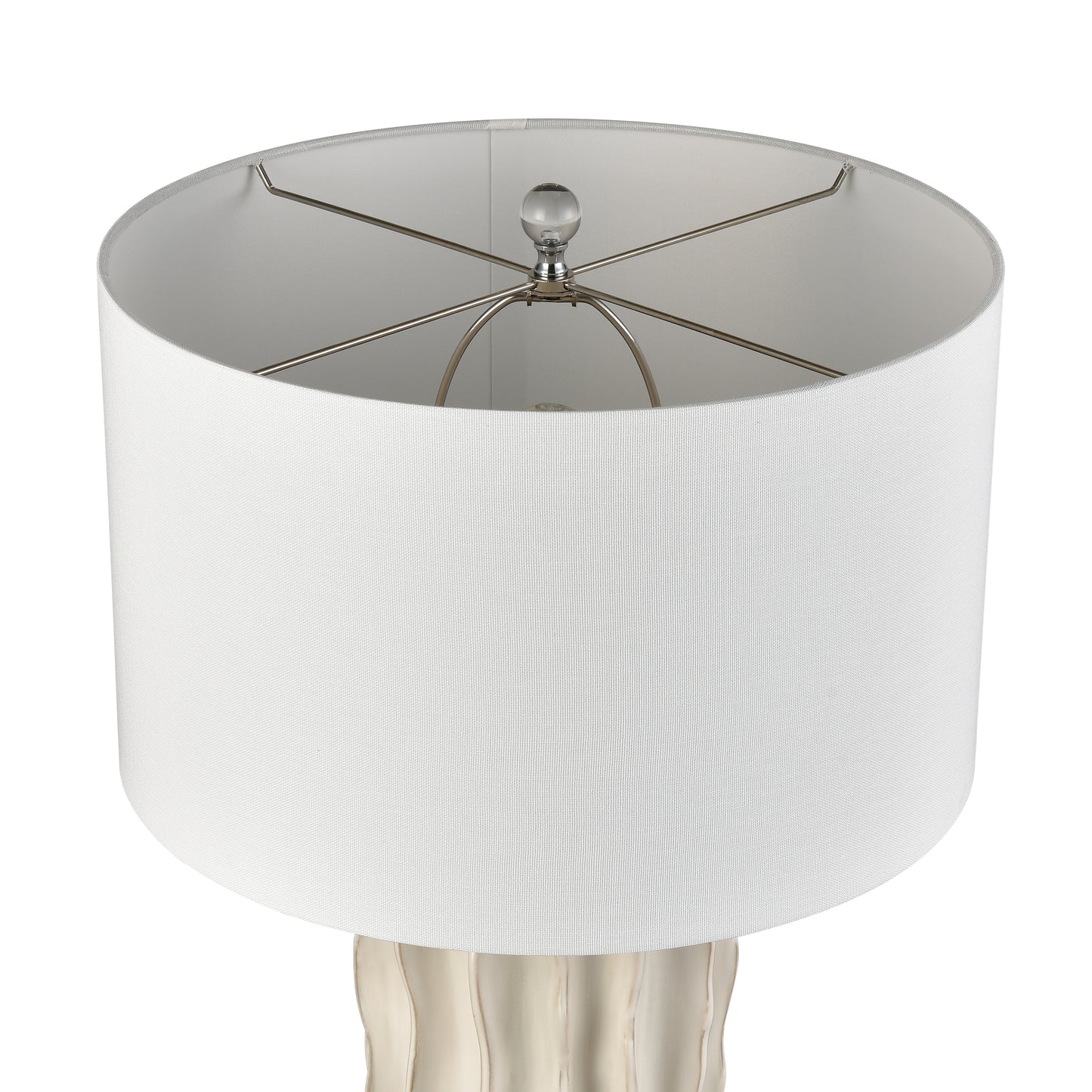 ELK STUDIO S0019-11140 Genesee 27.5'' High 1-Light Table Lamp - White Glazed