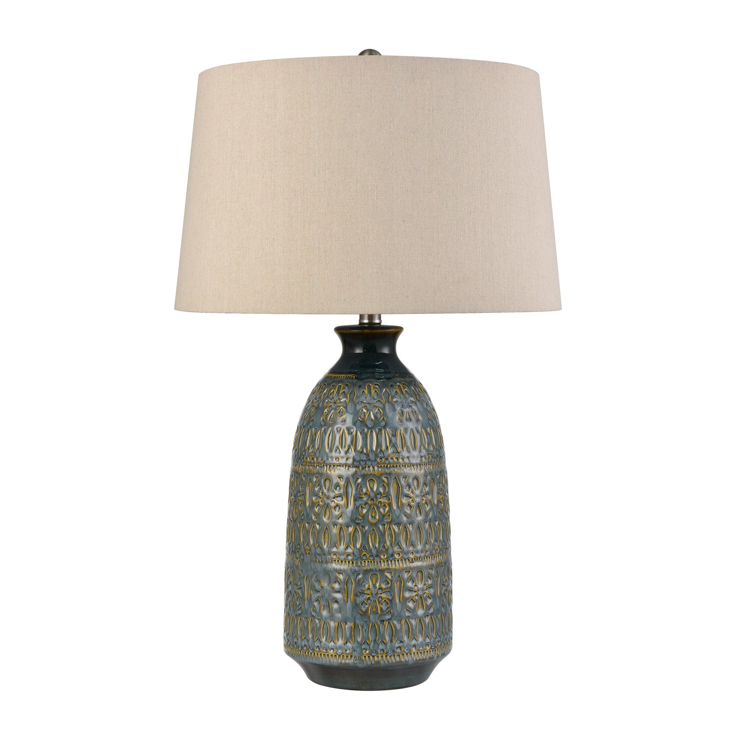 ELK STUDIO S0019-11143 Burnie 28'' High 1-Light Table Lamp - Blue Glazed