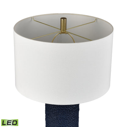 ELK STUDIO S0019-11145-LED Sherman 27.5'' High 1-Light Table Lamp - Navy - Includes LED Bulb