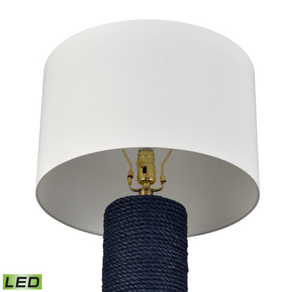 ELK STUDIO S0019-11145-LED Sherman 27.5'' High 1-Light Table Lamp - Navy - Includes LED Bulb