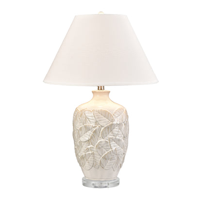 ELK STUDIO S0019-11147 Goodell 27.5'' High 1-Light Table Lamp - White Glazed