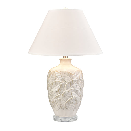 ELK STUDIO S0019-11147 Goodell 27.5'' High 1-Light Table Lamp - White Glazed