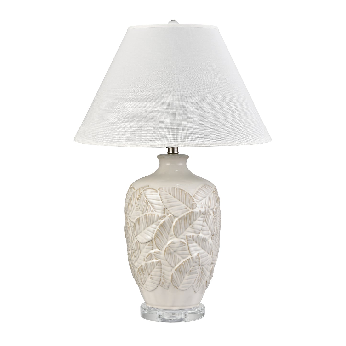 ELK STUDIO S0019-11147 Goodell 27.5'' High 1-Light Table Lamp - White Glazed