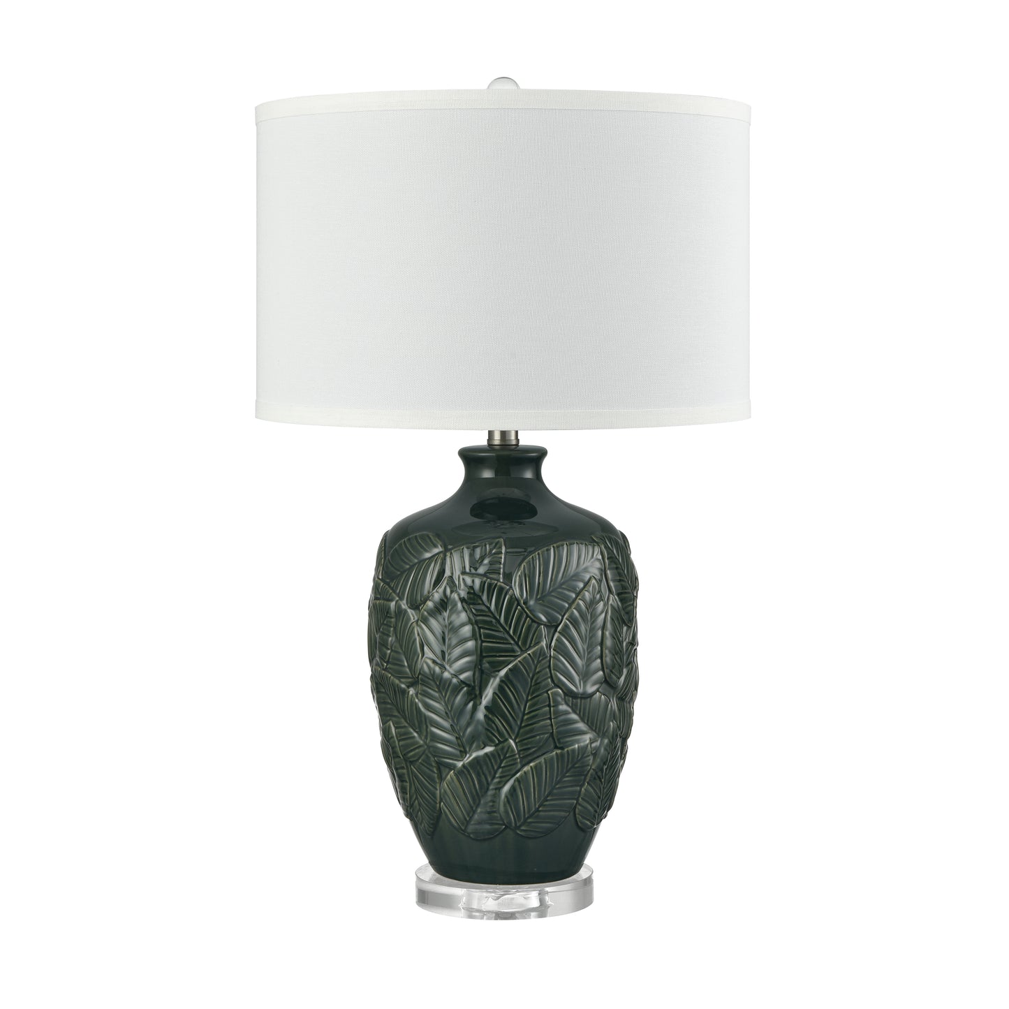 ELK STUDIO S0019-11148-LED Goodell 27.5'' High 1-Light Table Lamp - Green Glaze - Includes LED Bulb