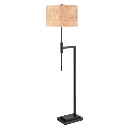 ELK STUDIO S0019-11172-LED Baitz 62.5'' High 1-Light Floor Lamp - Matte Black - Includes LED Bulb