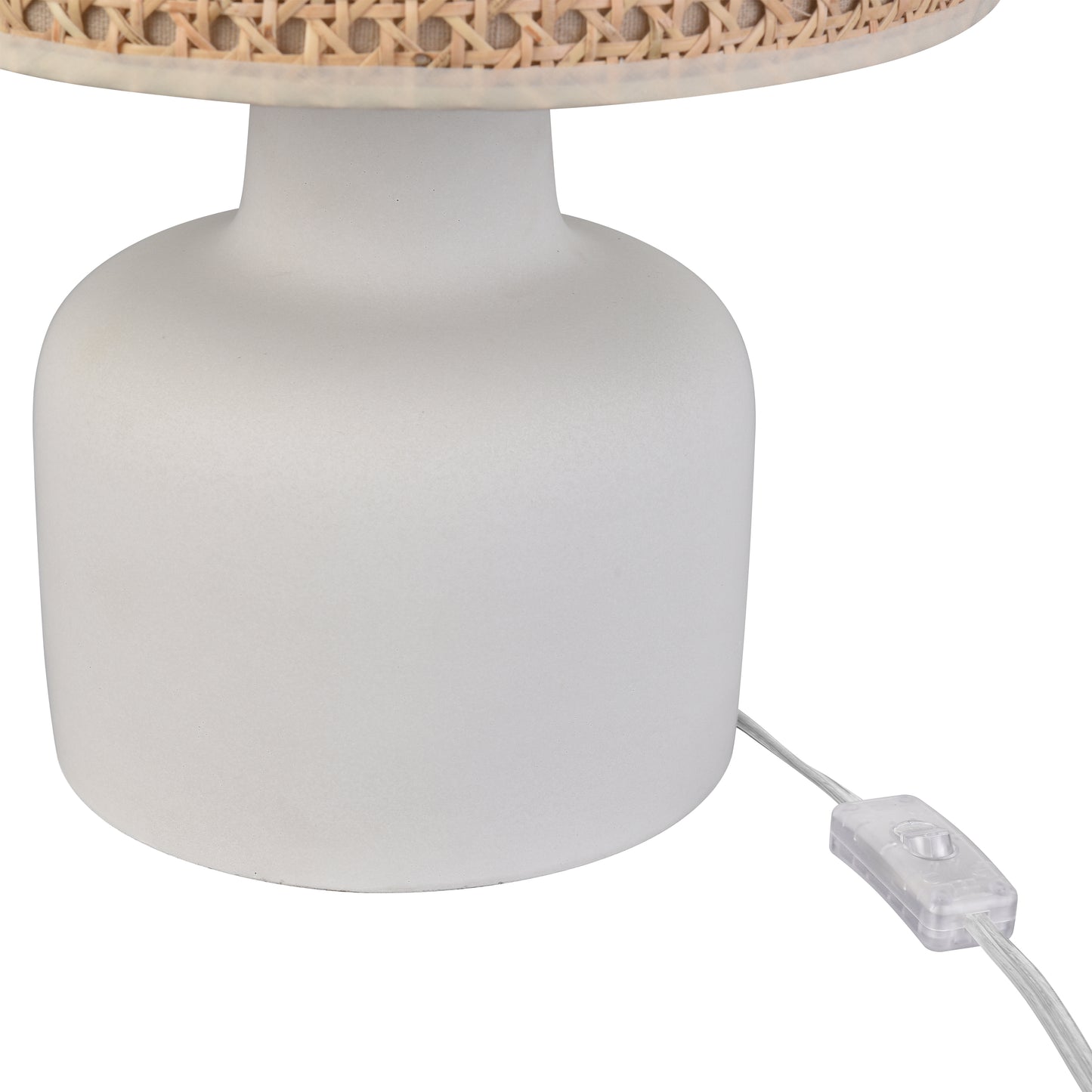 ELK STUDIO S0019-11174-LED Rockport 17'' High 1-Light Table Lamp - Matte White - Includes LED Bulb