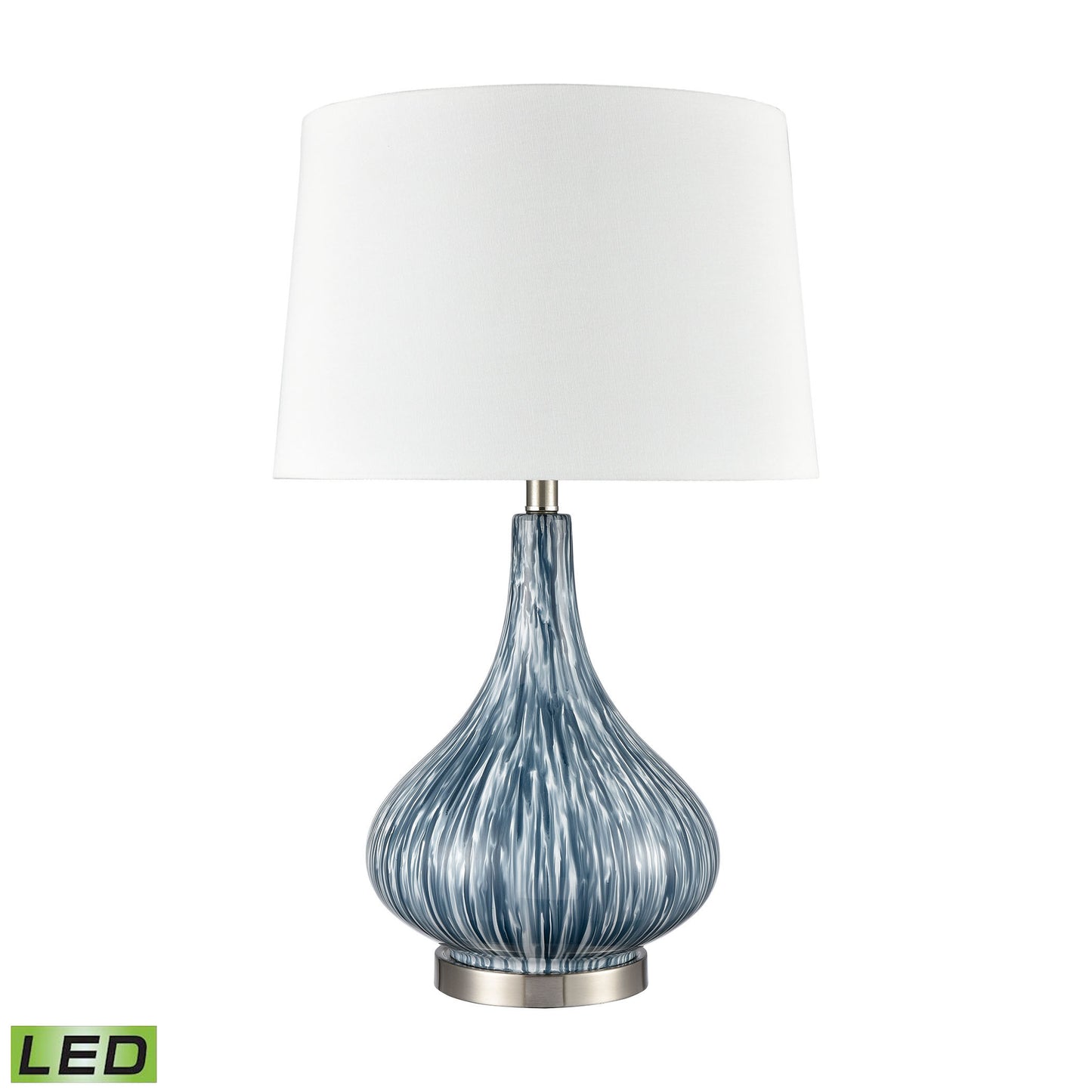 ELK STUDIO S0019-7979-LED Northcott 28'' High 1-Light Table Lamp - Blue - Includes LED Bulb