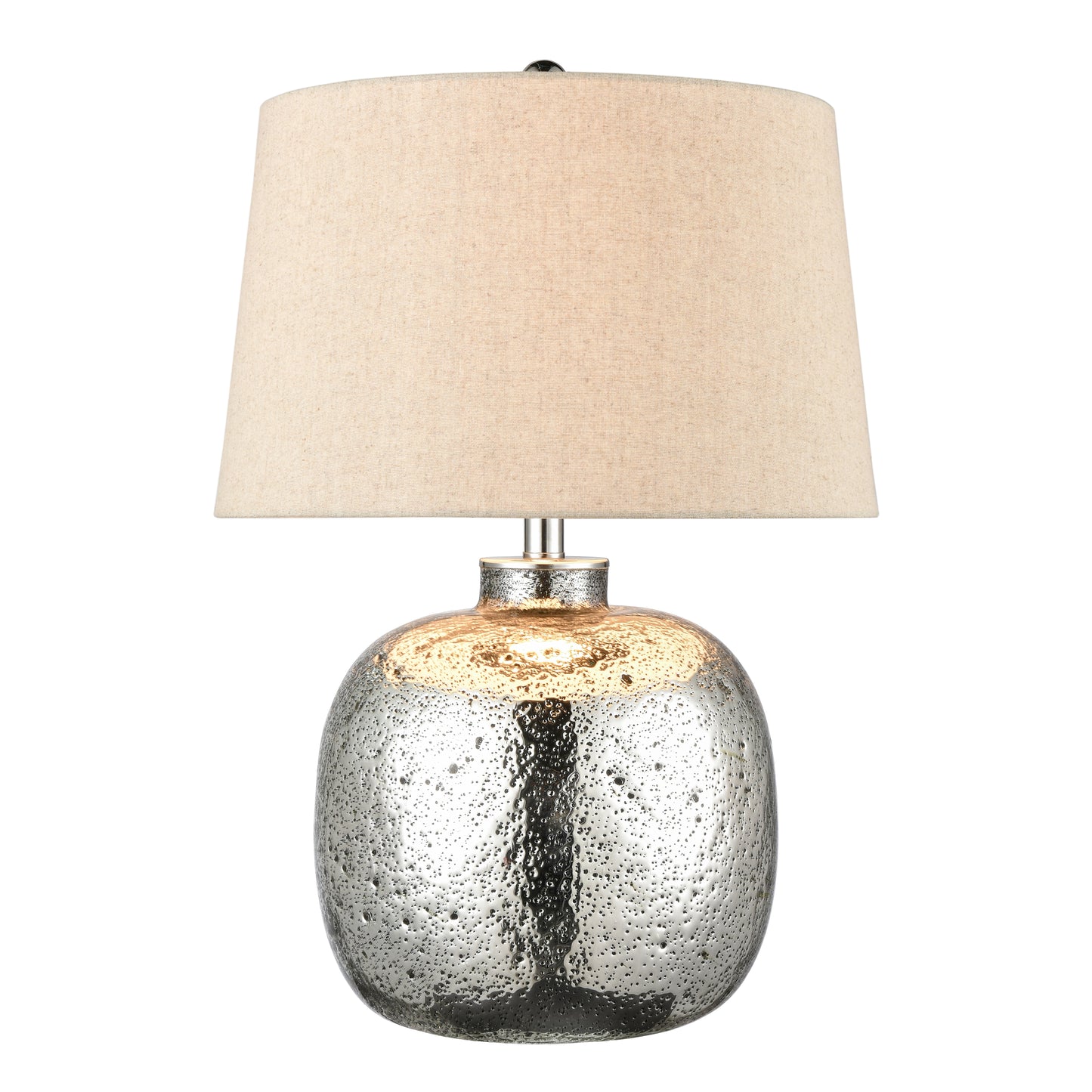 ELK STUDIO S0019-7980 Cicely 24'' High 1-Light Table Lamp - Silver Mercury