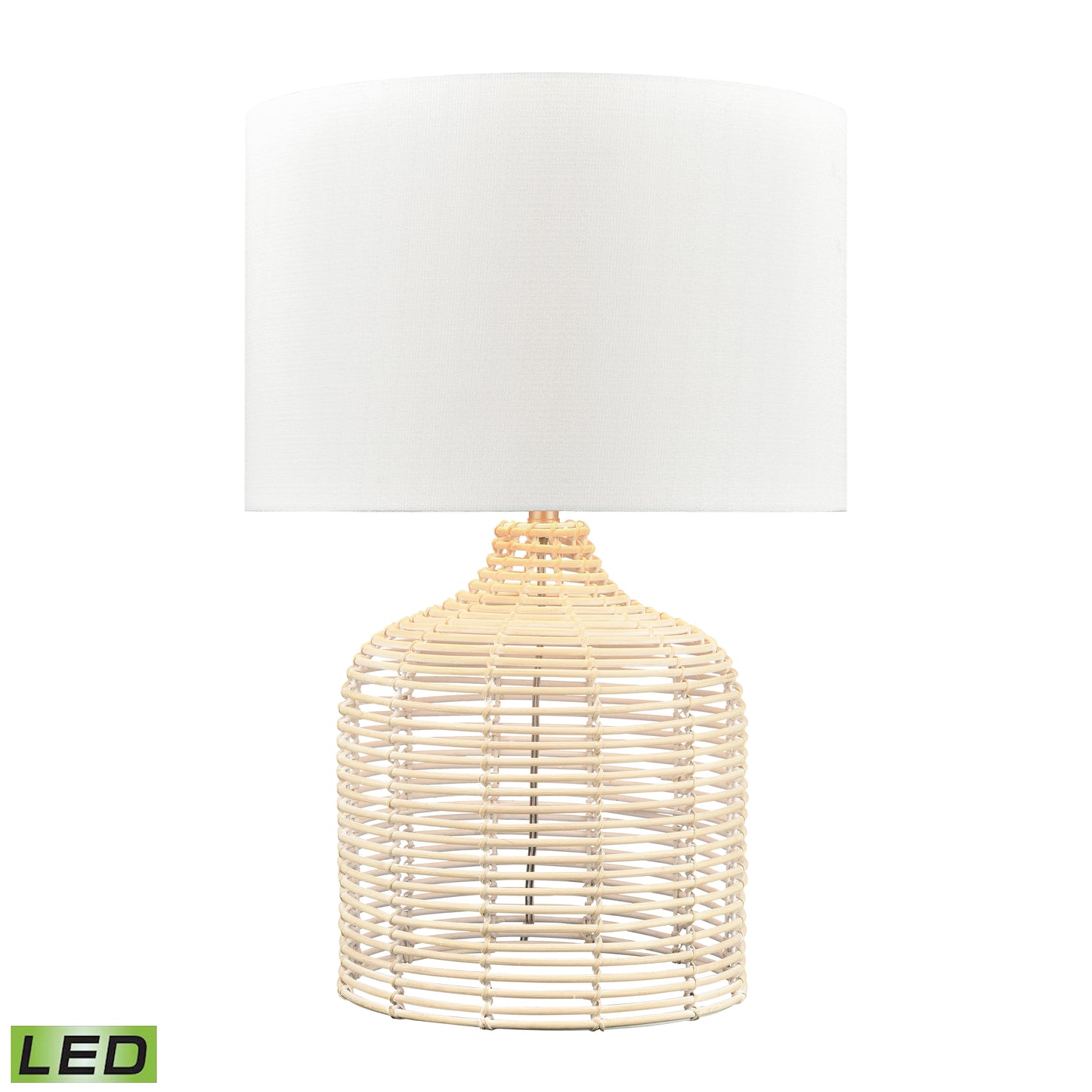 ELK STUDIO S0019-8016-LED Crawford Cove 26'' High 1-Light Table Lamp - Natural - Includes LED Bulb