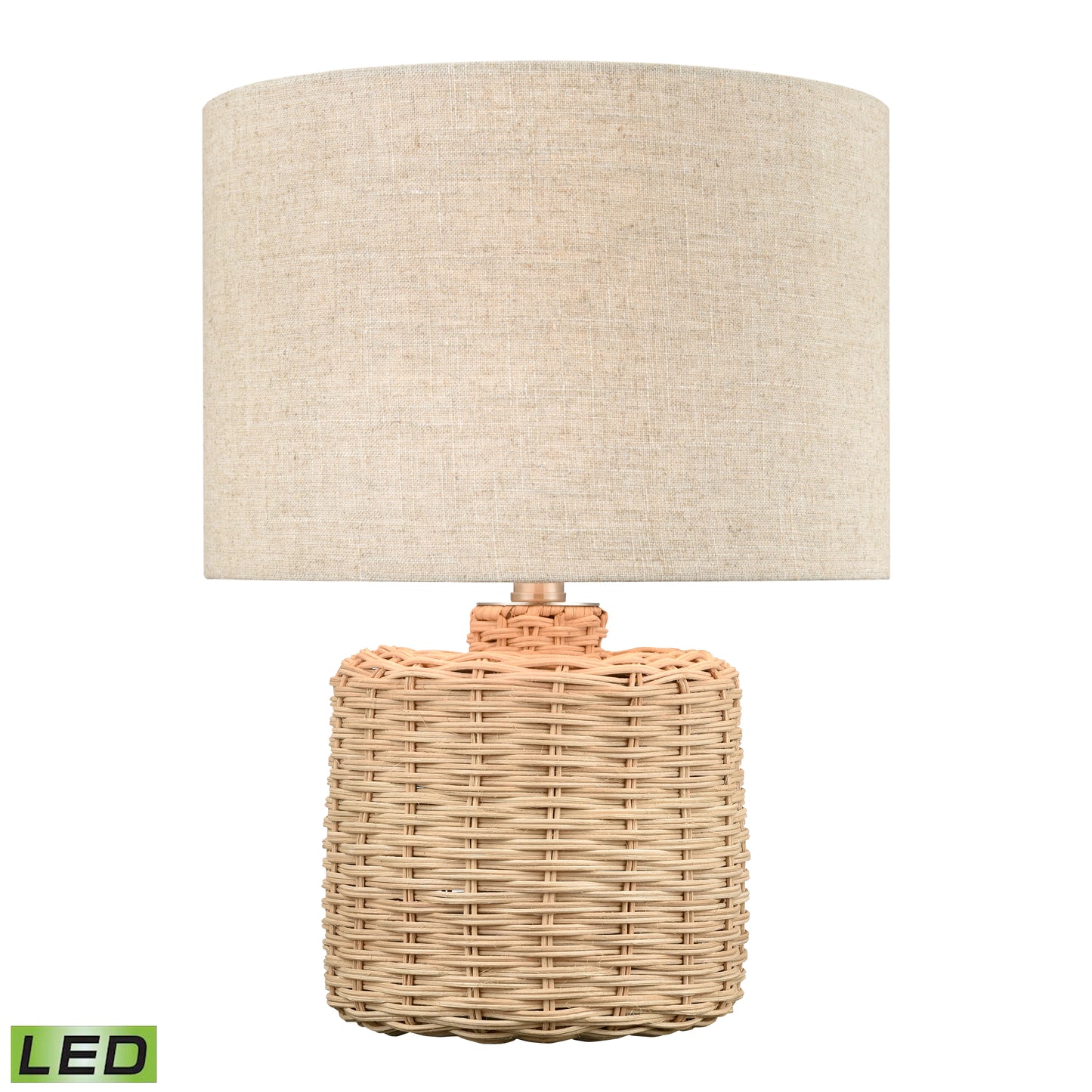 ELK STUDIO S0019-8019-LED Roscoe 18'' High 1-Light Table Lamp - Natural - Includes LED Bulb