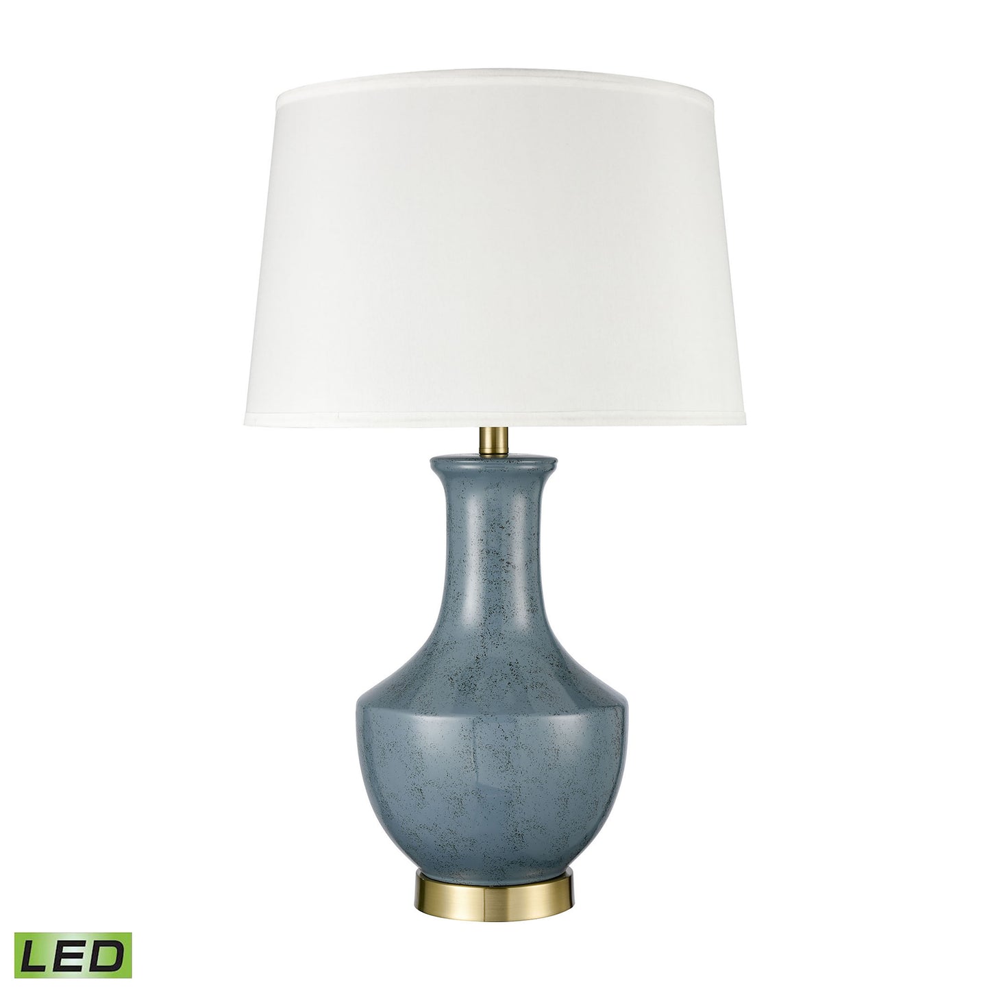 ELK STUDIO S0019-8022-LED Nina Grove 28'' High 1-Light Table Lamp - Blue - Includes LED Bulb