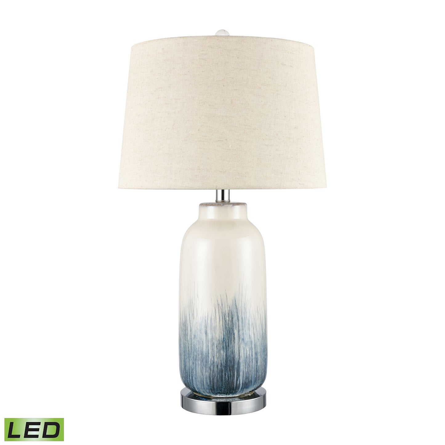 ELK STUDIO S0019-8027-LED Cason Bay 27'' High 1-Light Table Lamp - Blue - Includes LED Bulb