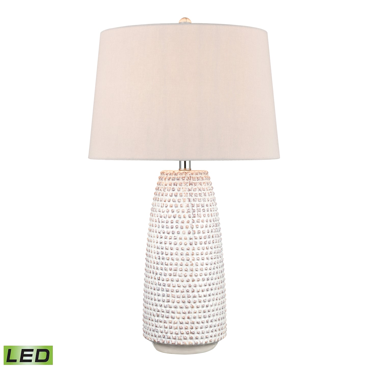 ELK STUDIO S0019-8028-LED Copeland 29'' High 1-Light Table Lamp - White - Includes LED Bulb