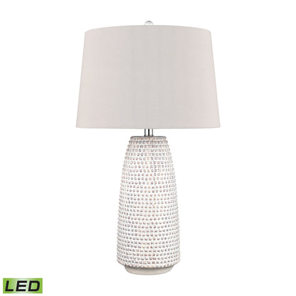 ELK STUDIO S0019-8028-LED Copeland 29'' High 1-Light Table Lamp - White - Includes LED Bulb