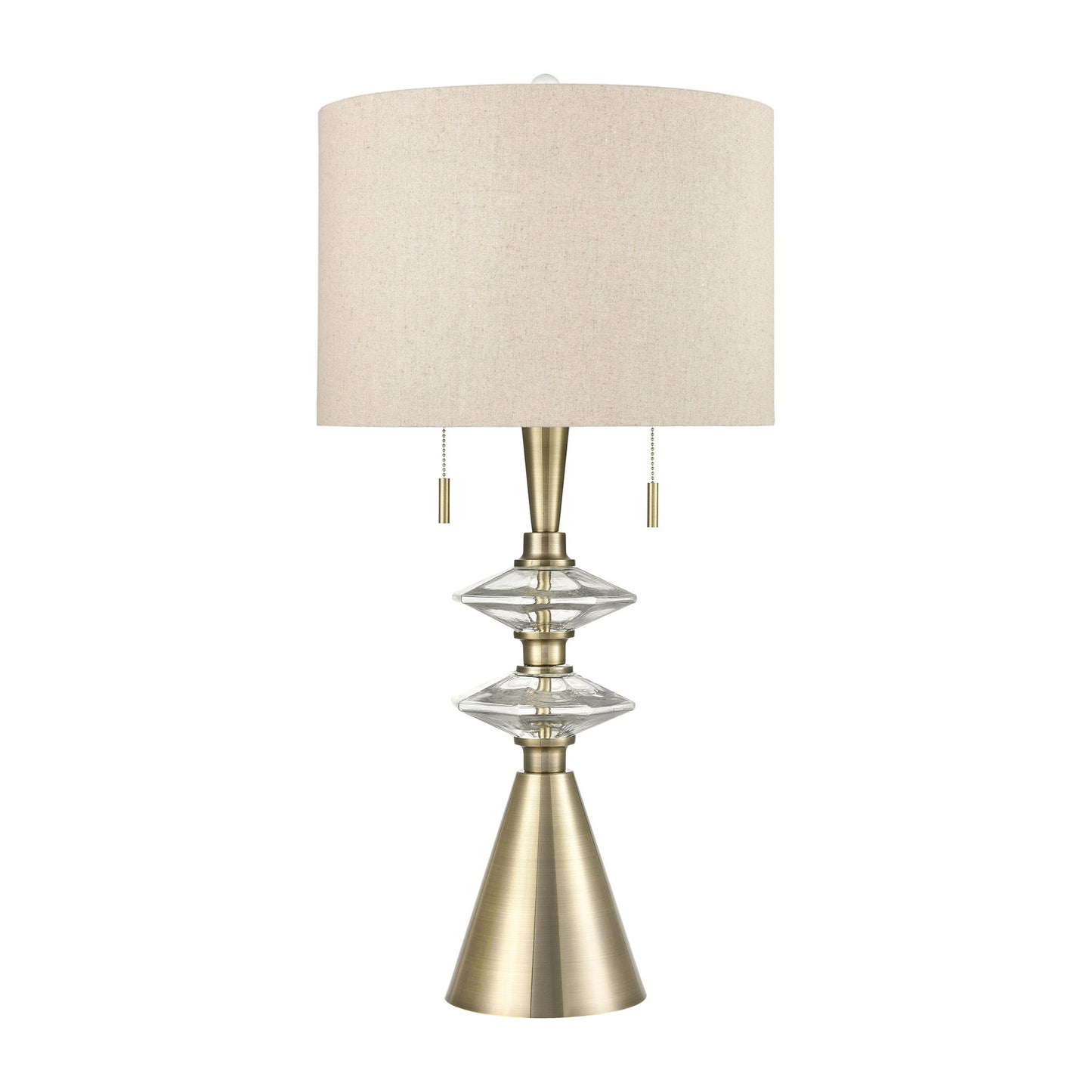 ELK STUDIO S0019-8042/S2 Annetta Table Lamp - Set of 2 Brass