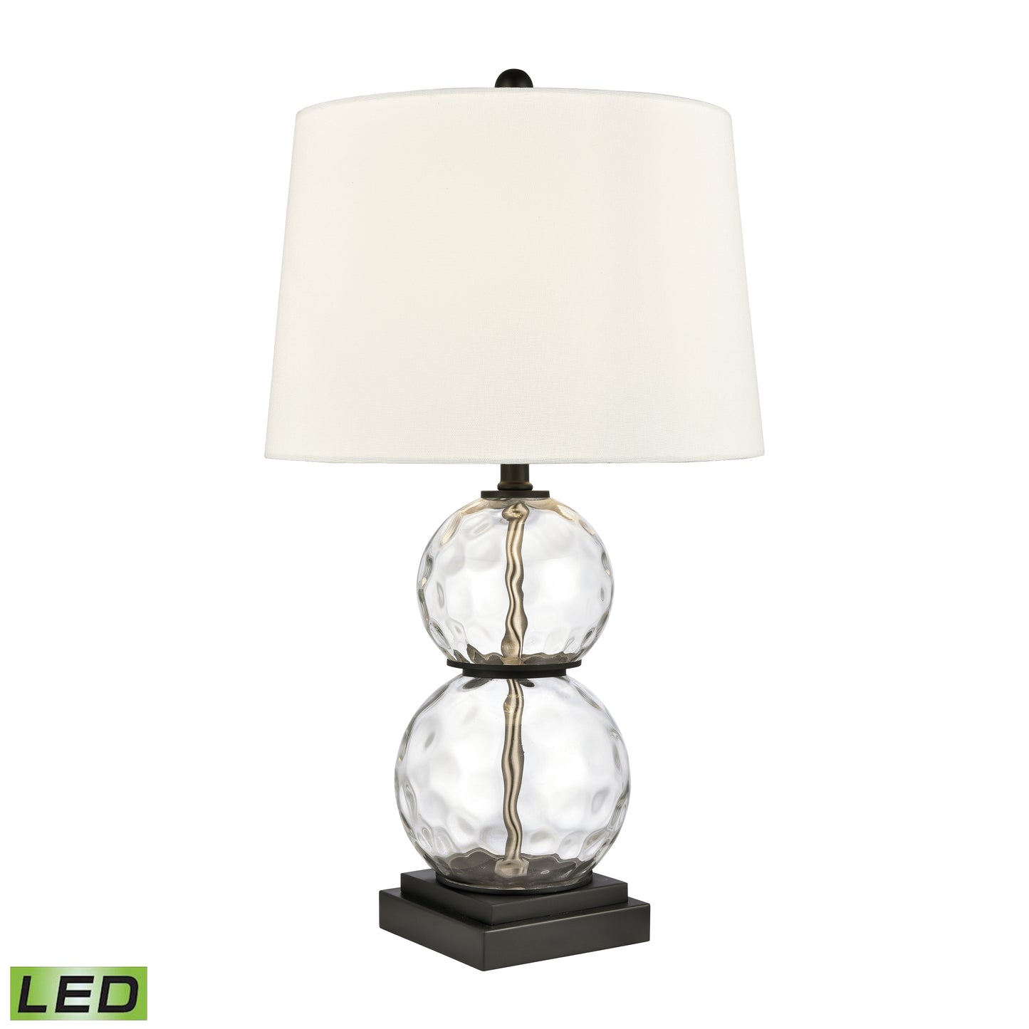 ELK STUDIO S0019-9485-LED Forsyth 26'' High 1-Light Table Lamp - Clear - Includes LED Bulb