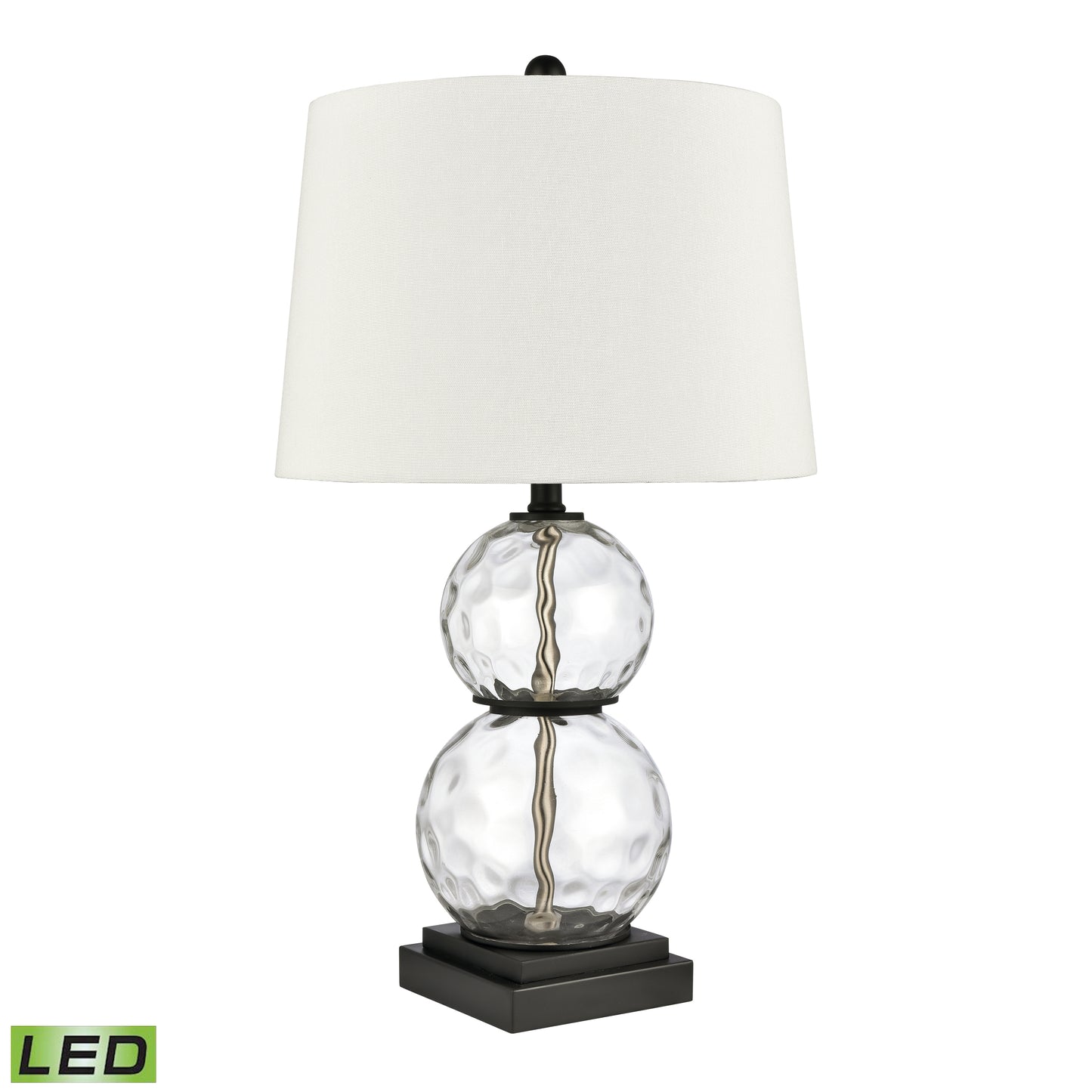 ELK STUDIO S0019-9485-LED Forsyth 26'' High 1-Light Table Lamp - Clear - Includes LED Bulb