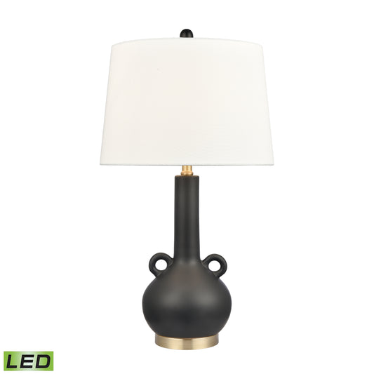 ELK STUDIO S0019-9495-LED Sanderson 27'' High 1-Light Table Lamp - Matte Black - Includes LED Bulb