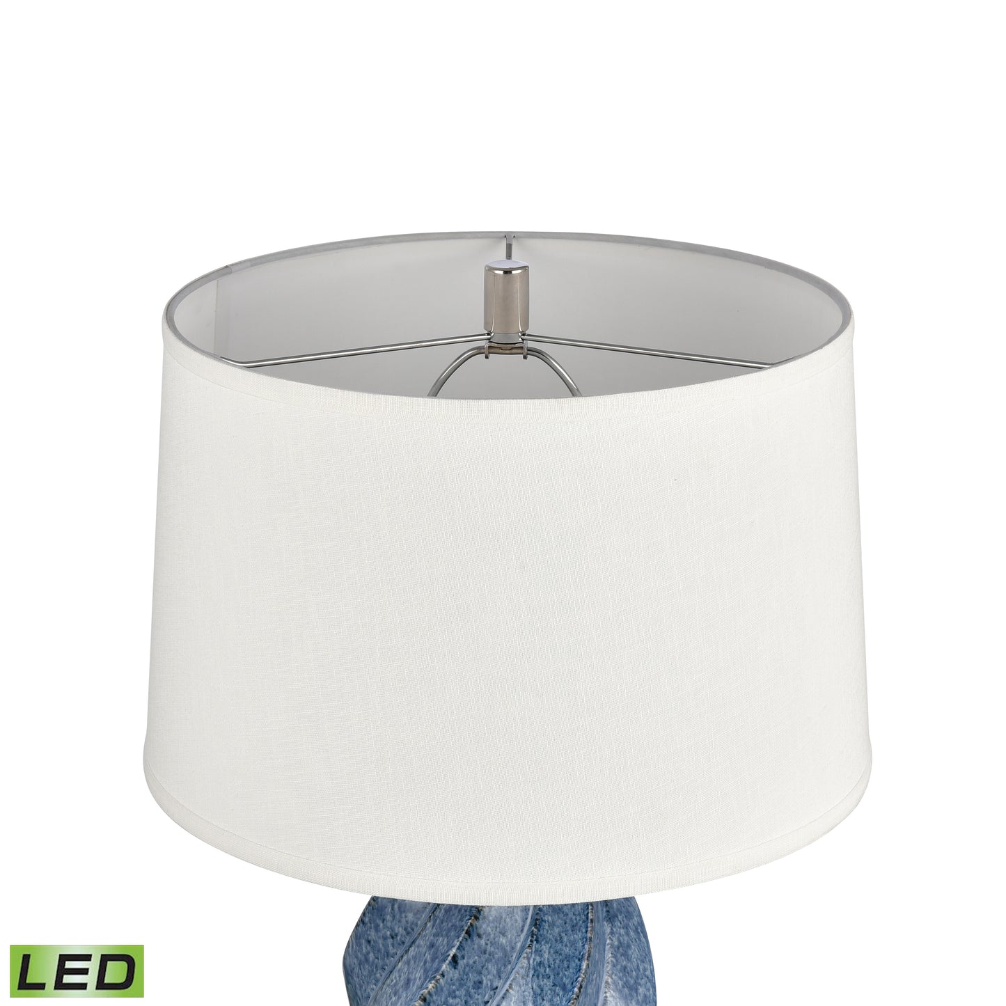 ELK STUDIO S0019-9538-LED Blue Swell 28'' High 1-Light Table Lamp - Includes LED Bulb