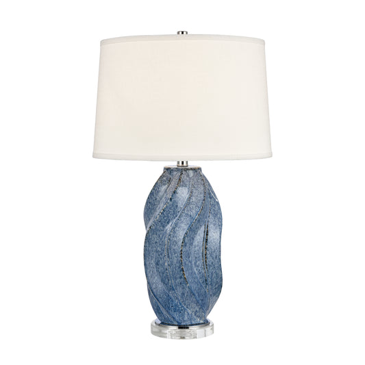 ELK STUDIO S0019-9538 Blue Swell 28'' High 1-Light Table Lamp