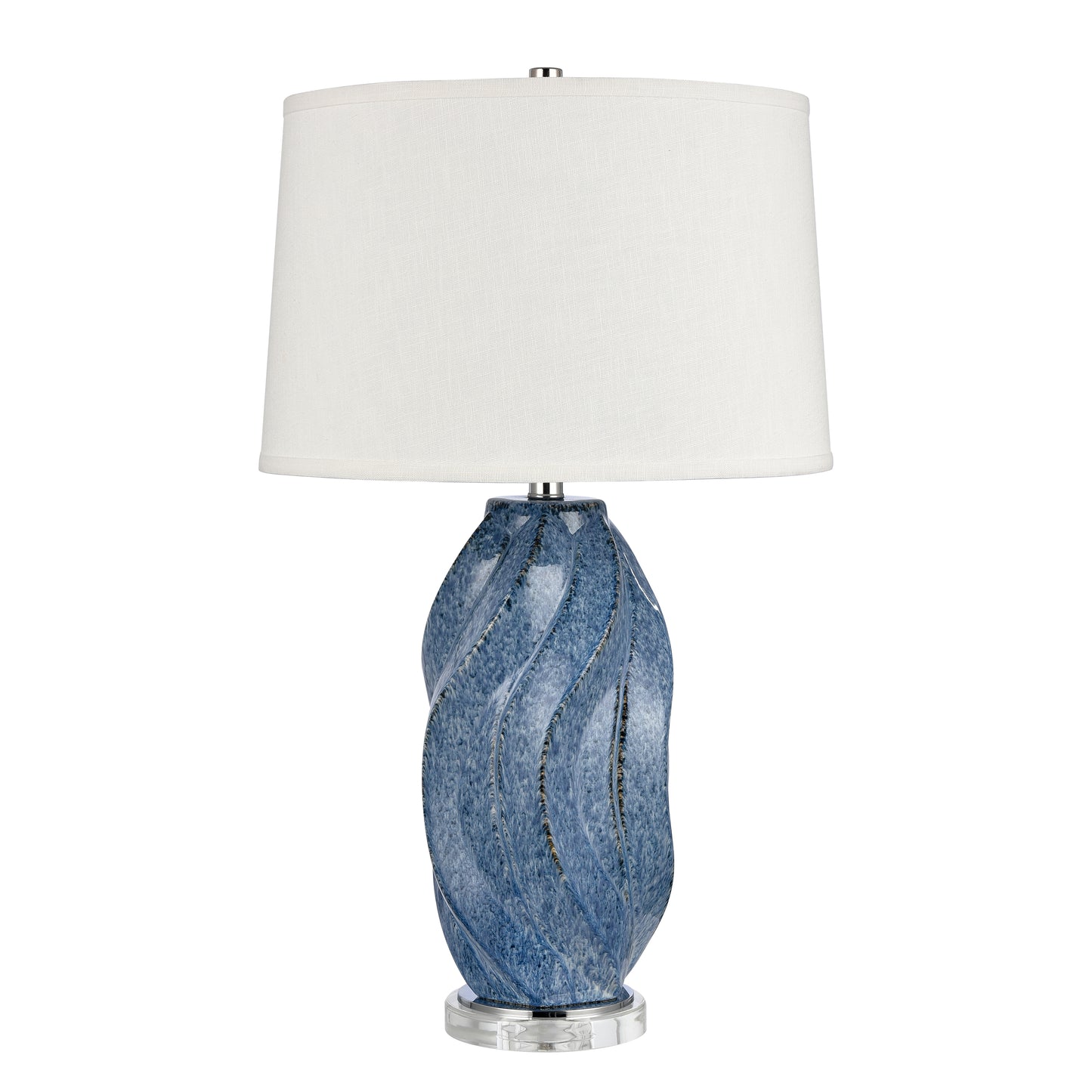 ELK STUDIO S0019-9538 Blue Swell 28'' High 1-Light Table Lamp