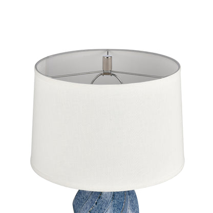 ELK STUDIO S0019-9538 Blue Swell 28'' High 1-Light Table Lamp