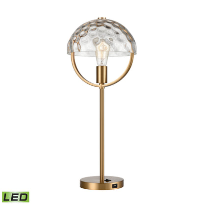 ELK STUDIO S0019-9562-LED Parsons Avenue 24'' High 1-Light Desk Lamp - Aged Brass - Includes LED Bulb