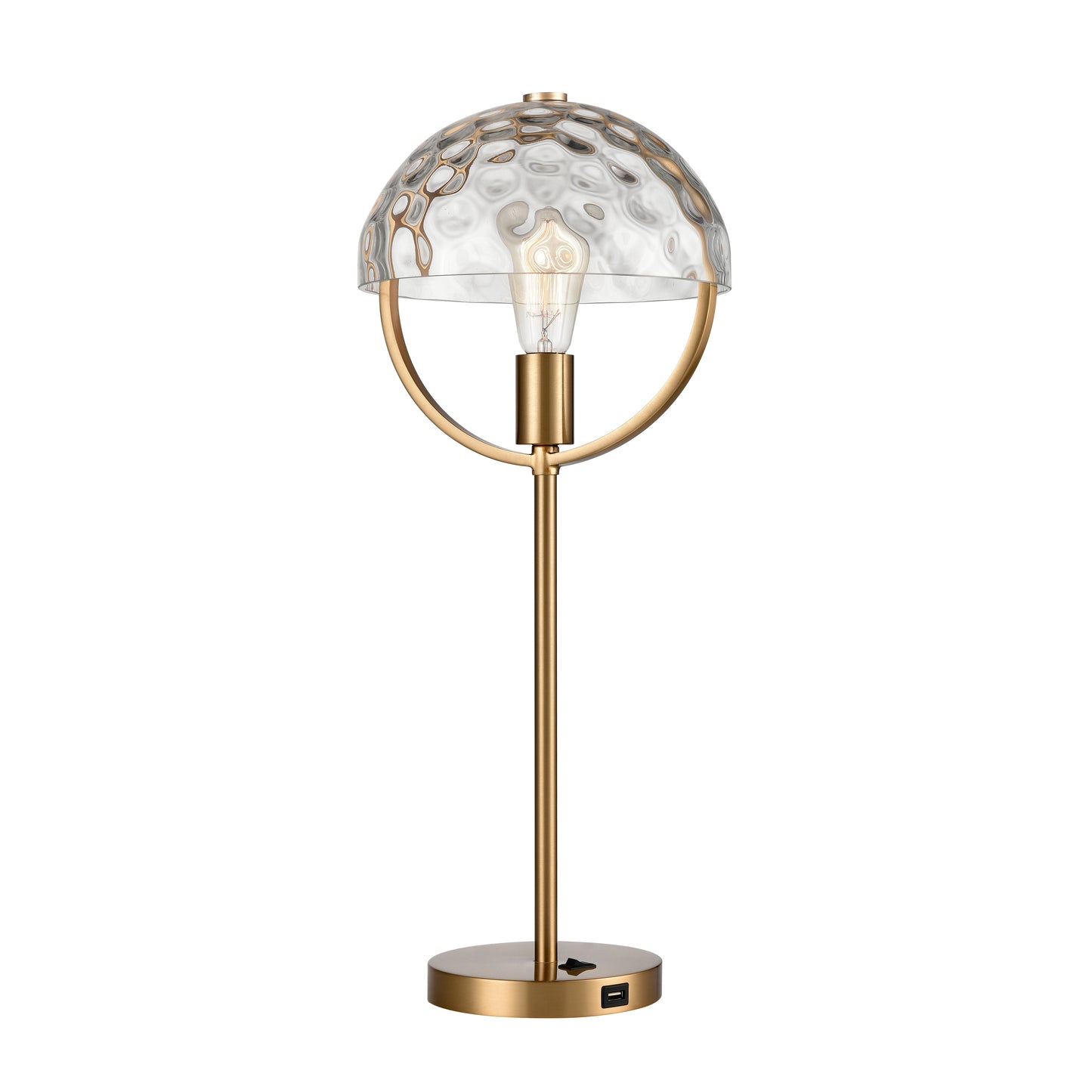 ELK STUDIO S0019-9562 Parsons Avenue 24'' High 1-Light Desk Lamp - Aged Brass