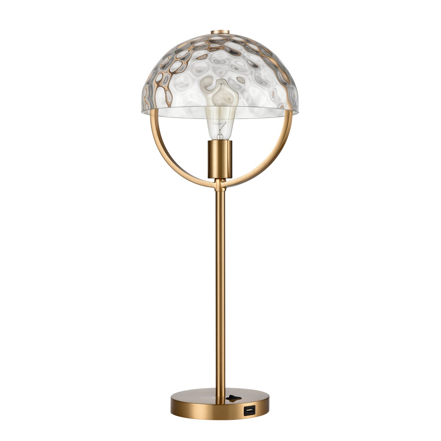 ELK STUDIO S0019-9562 Parsons Avenue 24'' High 1-Light Desk Lamp - Aged Brass