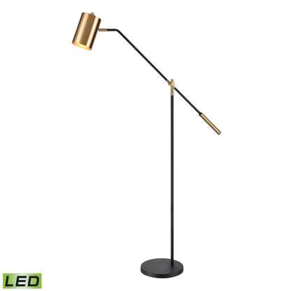 ELK STUDIO S0019-9565-LED Oliver Avenue 64'' High 1-Light Floor Lamp - Matte Black - Includes LED Bulb