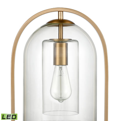 ELK STUDIO S0019-9579-LED Bell Jar 20'' High 1-Light Desk Lamp - Aged Brass - Includes LED Bulb