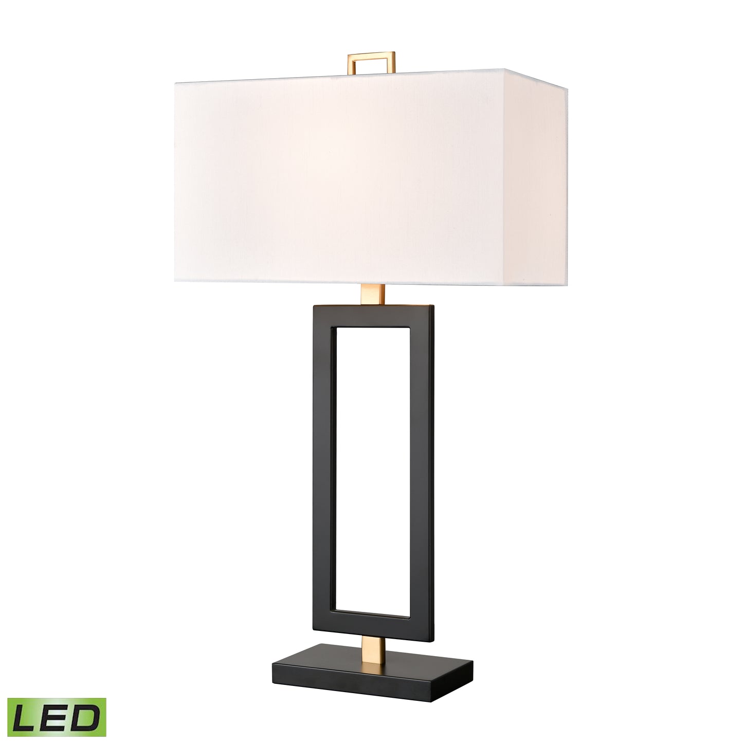 ELK STUDIO S0019-9587-LED Composure 29'' High 1-Light Table Lamp - Matte Black - Includes LED Bulb