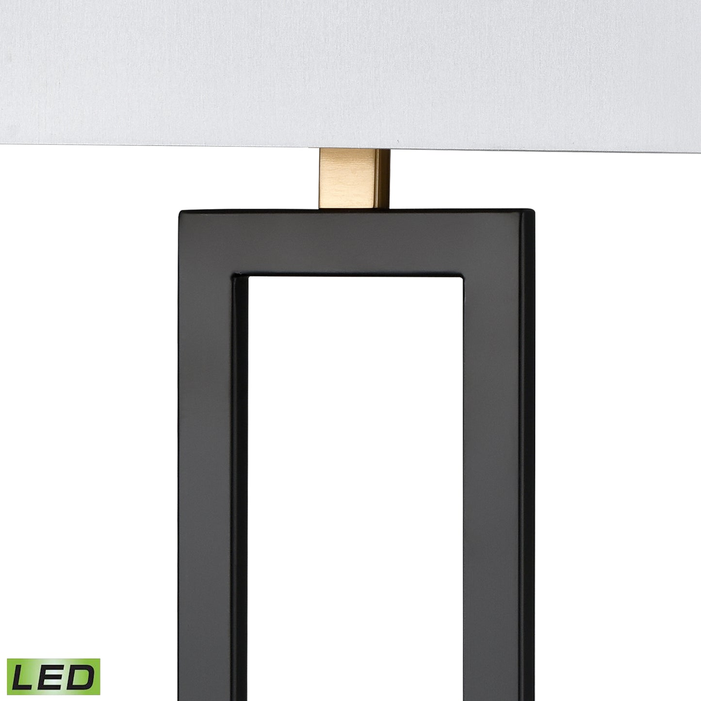 ELK STUDIO S0019-9587-LED Composure 29'' High 1-Light Table Lamp - Matte Black - Includes LED Bulb