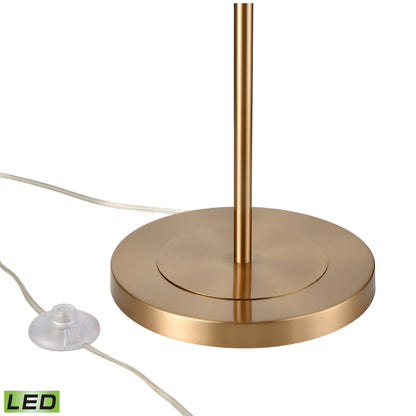 ELK STUDIO S0019-9604-LED Arcadia 63'' High 1-Light Floor Lamp - Aged Brass - Includes LED Bulb