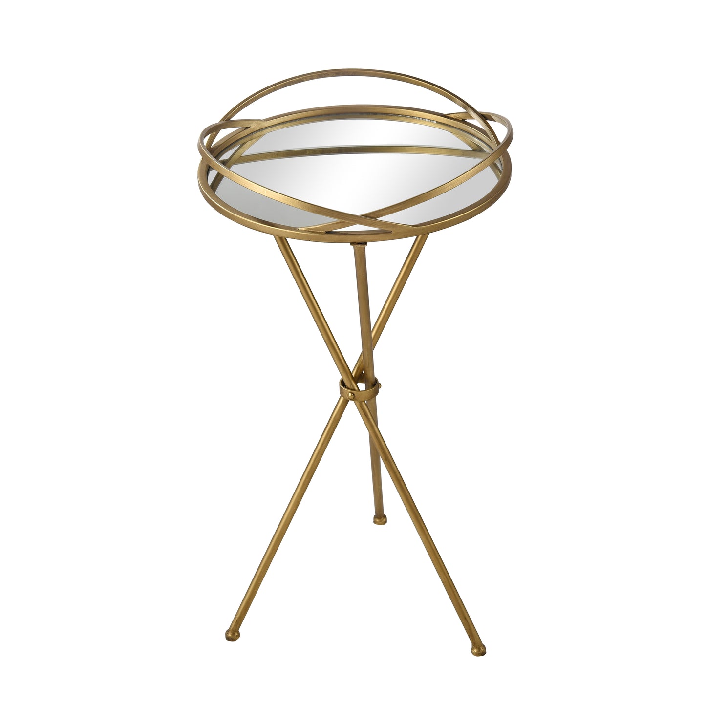 ELK STUDIO S0035-11197 Nasso Accent Table - Brass