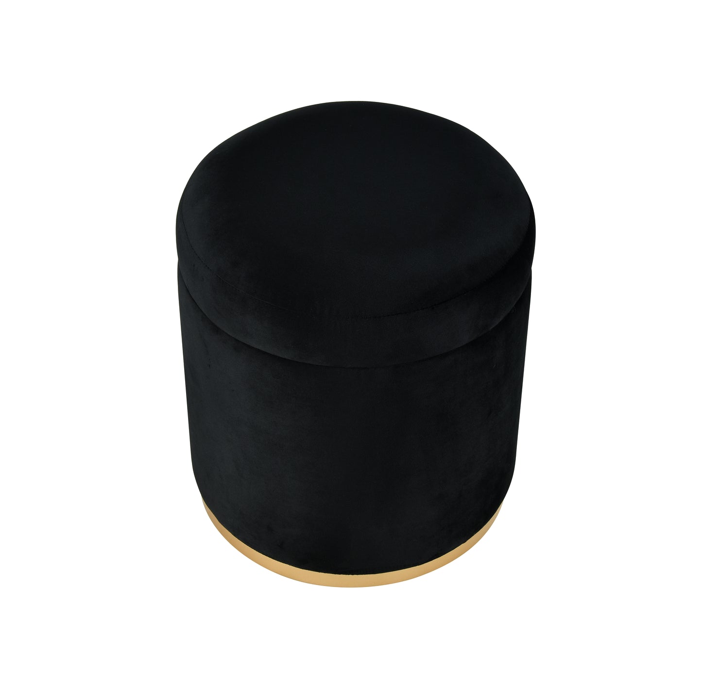 ELK STUDIO S0035-9178 Raina Ottoman - Black