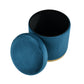 ELK STUDIO S0035-9180 Raina Ottoman - Navy